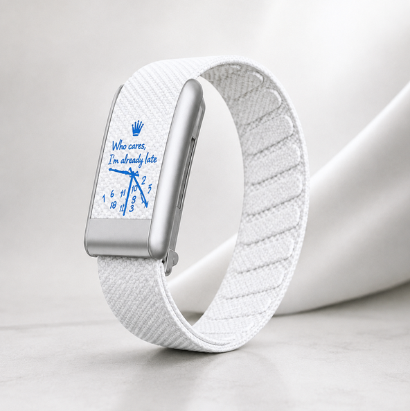 Bracelet — Take Your Time Blanc