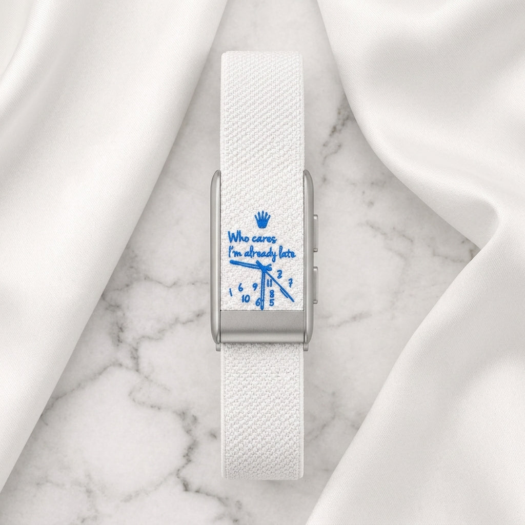 Bracelet — Take Your Time Blanc